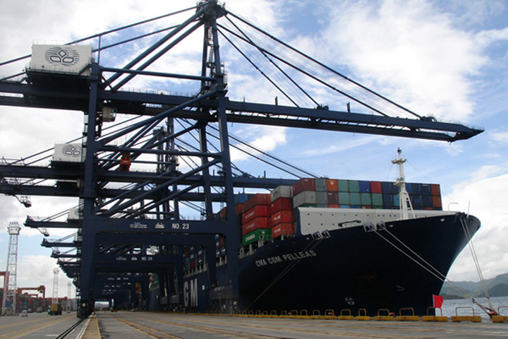 "CMA CGM Pelleas" on 26 June 2009 (FAL1E)