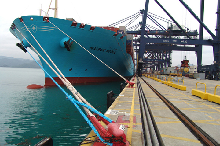 "Maersk Seoul" on 3 April 2007 (AE7E)