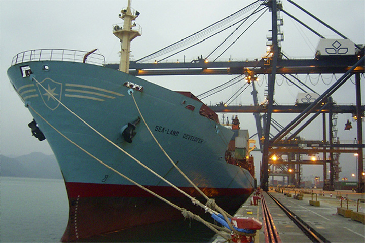 Maersk's "Sealand Developer" on 20 February 2006 (CAMMEX)