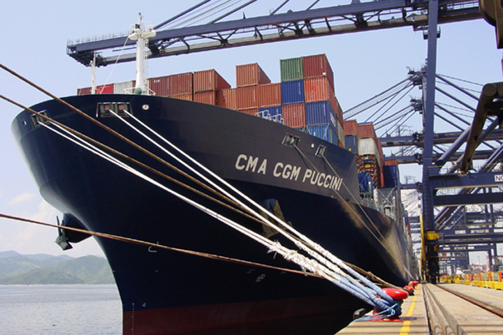 "CMA CGM Puccini" on 7 August 2004