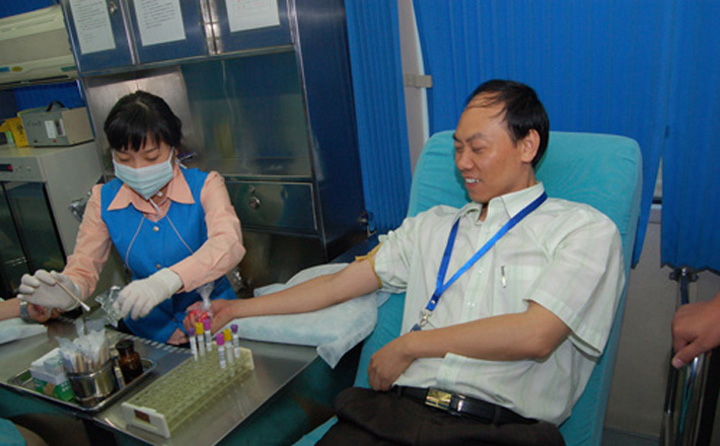 On 19 August 2008, YICT staff took part in a blood donation drive at the terminal.