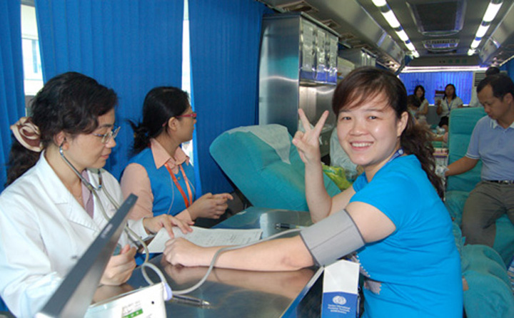 On 19 August 2008, YICT staff took part in a blood donation drive at the terminal.