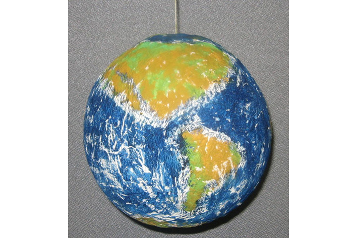 Plastic-foam globe