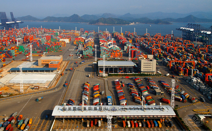 gatehouse and container yard