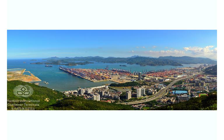 Overall view of Yantian Port on 29 July 2012